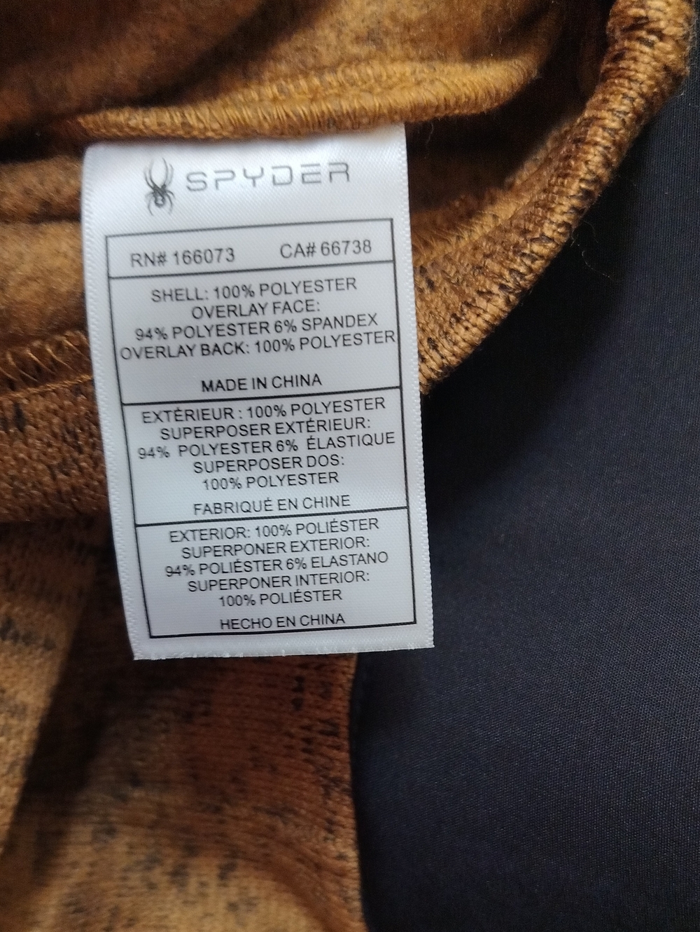 Spyder Men's Full Zip Fleece Hooded Jacket Performance Hiking Outdoor L, 23" PTP - Picture 13 of 16